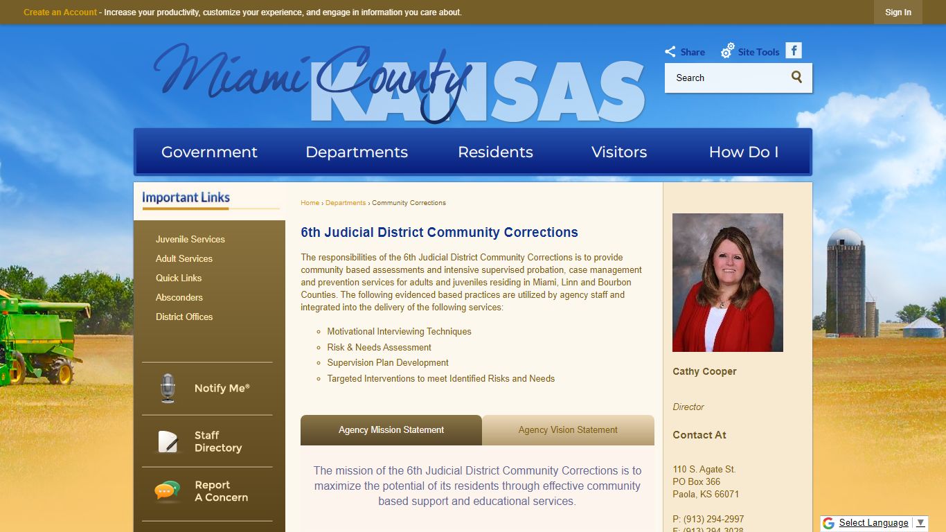 6th Judicial District Community Corrections | Miami County, KS ...